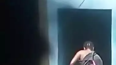 Big boobs village bhabhi topless bathing caught by hidden cam Part 3