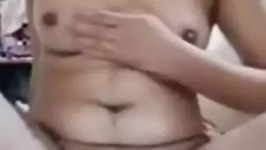 Horny girl fingering
