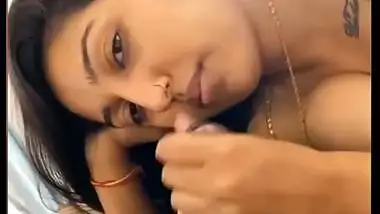 Indian Sexy And Hot Bhabhi Sucking Her Hubby