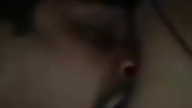 Naughty hubby licking pussy of wife