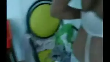 Pornvideos of a sexy college girl having fun with lover in his apartment