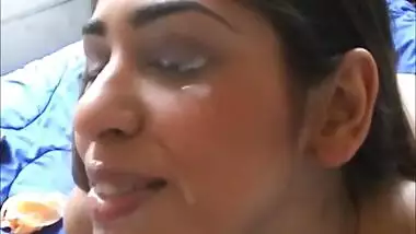 Sahara Knite the panty girl swallows Hamilton Steele 