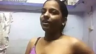 Indian Girl Changing For Her BF