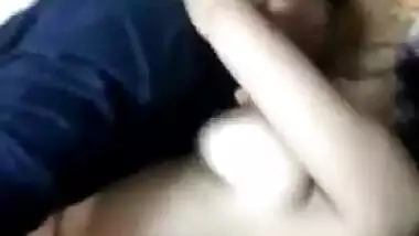 Busty teen girl sex with her brother MMS