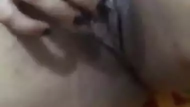 Horny desi girl masturbating with finger