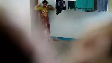 Hidden video on south Indian bhabhi