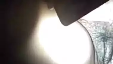 Desi woman flaunts her XXX body parts by lantern light for sex partner