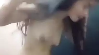 Desi teen in bathroom 2 clips