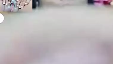 Today Exclusive- Horny Boudi Showing Her Boobs And Pussy On Video Call Part 1