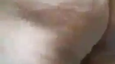 Pakistani wife boob show to her lover on cam