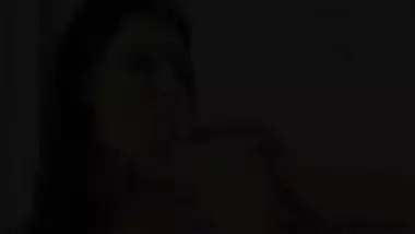 Busty showering les pussylicked and fingered