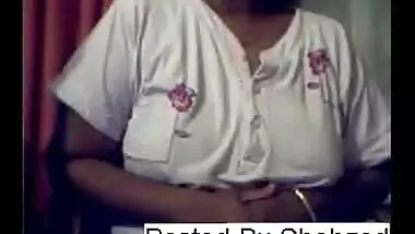 Hot chick exposes all on camera