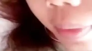 Desi teen girl showing her pink pussy