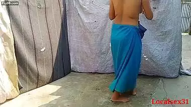 Pink Saree Beautiful Bengali Bhabi Sex In A Holi