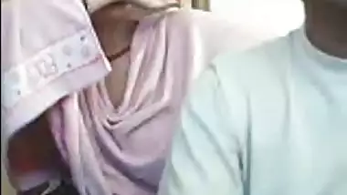 naughty Indian gf shows her melons 