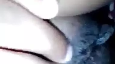 Busty Indian teen GF exposing her assets on cam