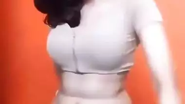 Cute Girl Showing And Fingering