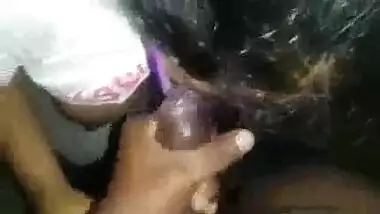 Desi girl blowjob cum facial from her cousin