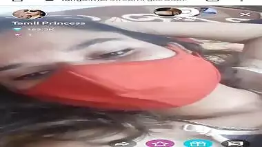 Small boobs Tamil girl live cam sex show