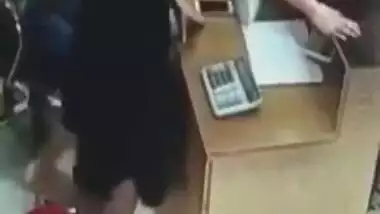 Couple Caught Fucking On CCTV Camera