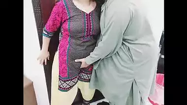 Punjabi beautifull maid fantasy fulfilled with...