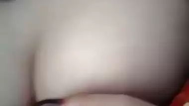 Horny girl desi boob press viral topless selfie