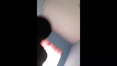 Lucknow teen girlfriend masturbates before riding BF