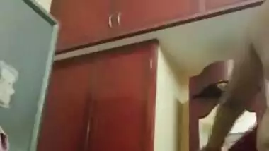 Lovely exposed Indian wife teasing her husbands ally