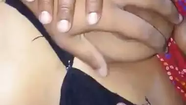 Desi indian wife boobs pressing