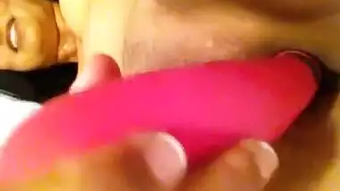 Mature Indian wife masturbates with a Modern Vibrator