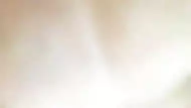 Beautiful girl showing