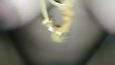 Hot Aunty boobs press and ride on top 2