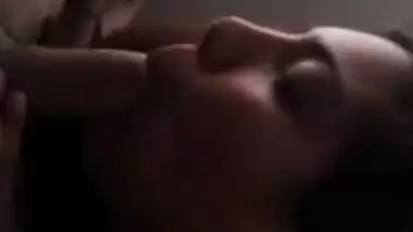 Hot desi girl’s amateur blowjob to her uncle