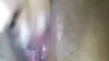 Sexy babe anjali masturbating juicy pussy closeup
