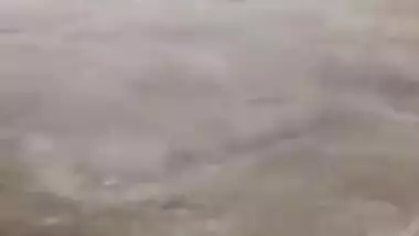 Kaira Nisha does a boobflash beside the highway